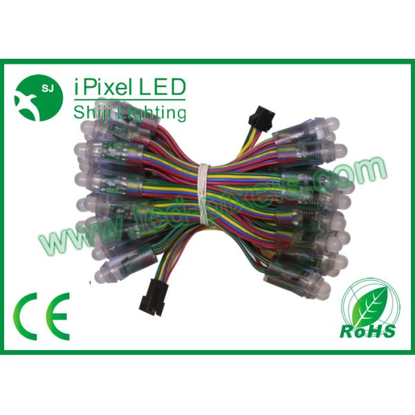 12mm outside string lights , Signal Break point Continuous Transmission Round LED Pixel Light