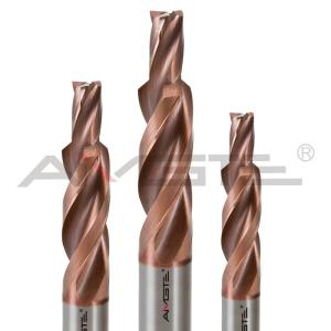 China HRC60 Step End Mill Customized Solid Carbide Milling Cutters H6 factory