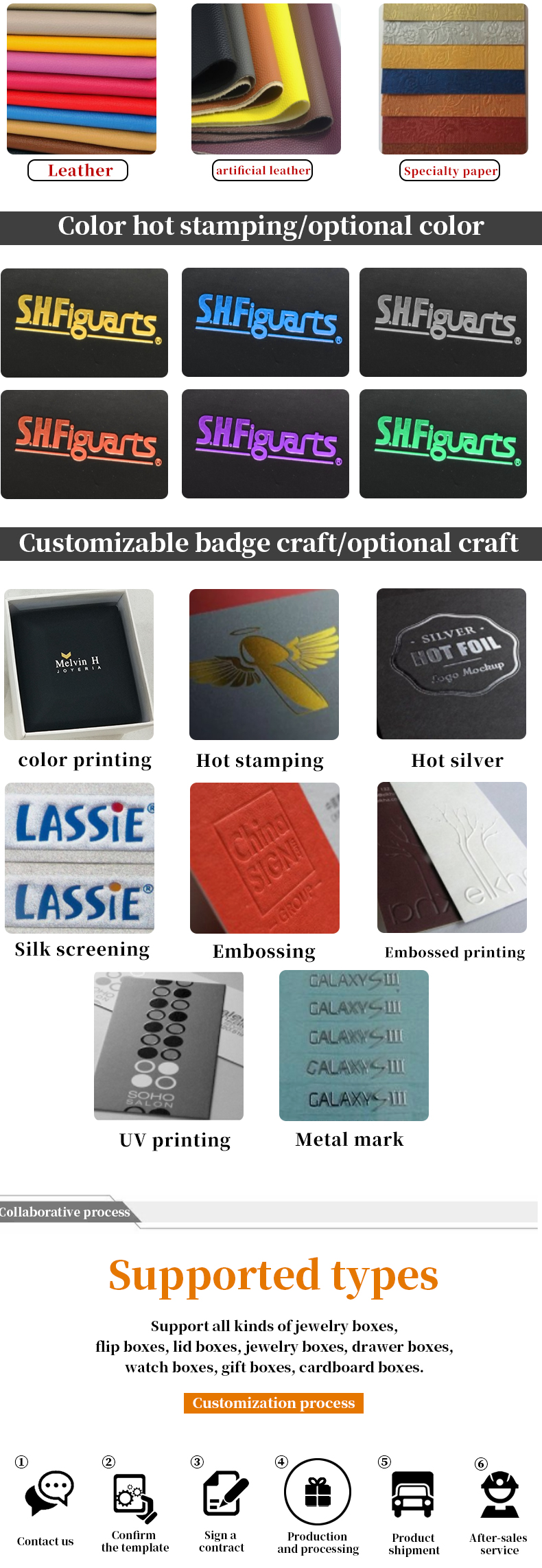 White LED Light Jewelry Packaging Box for Necklace Ring and Bracelet 2022 Rose Design