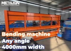 China Multi Angle Metal Bending Machine For 4000MM Wide Steel Plate Processing factory