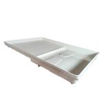 Waterproof SMC Fiberglass Components FRP Shower Base Shower Tray For Bathroom
