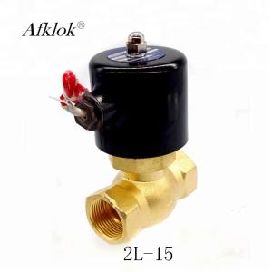 China Brass 1/2 inch G Thread 220V AC Steam Air Solenoid Valve 24V DC factory