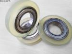 Heavy Duty Small Polyurethane Roller Wheels With Aluminum Center Assemble Ball