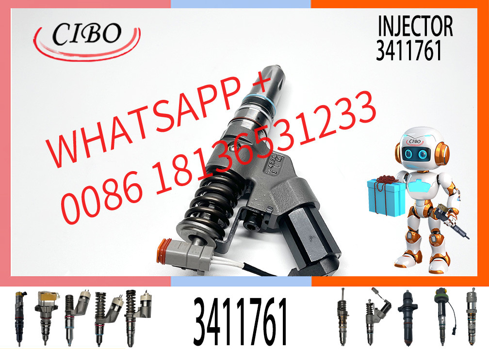 Original New Cummins Injector 3411761 3411762 3411763 3411764 3411765 3411766 3411767 3411821 Suitable for Cummins Engine
