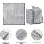 KILINE Double Sided Nylon Kitchen Cleaning Towel Non-Stick Oil Bamboo Fiber and