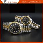 004C Dress Watches Woman Stainless Steel Watch Fashion Quartz Watches Man Couple
