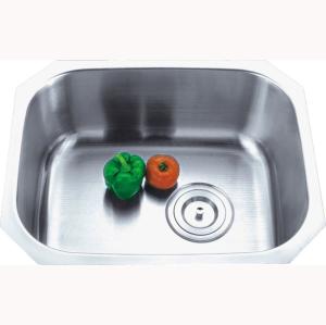 China Undermount Stainless Steel Single Bowl Sink Electroplated UPC Standard factory
