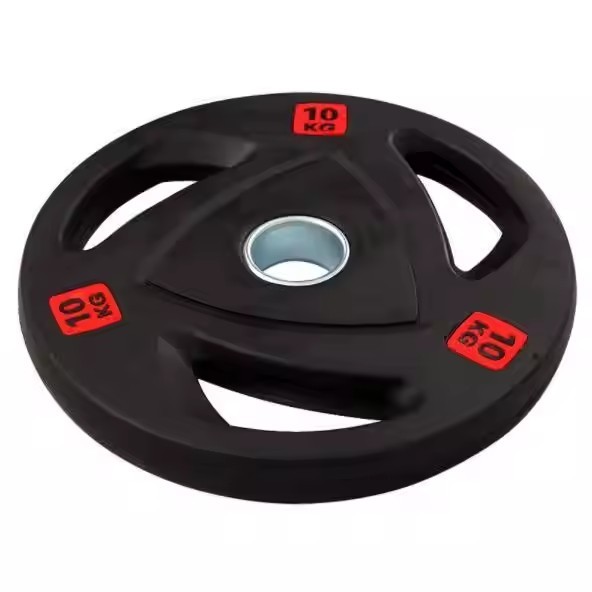 China 15kg Rubber Weight Plates Customized Weight Lifting Plates Black factory