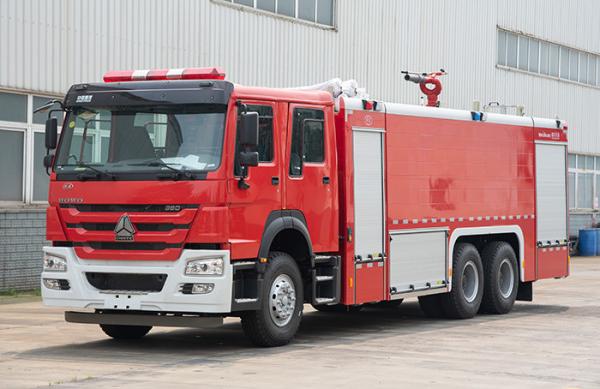 Sinotruk HOWO 16T Industrial Fire Truck Fire Fighting Truck Good Quality