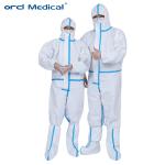 Sterile Non Woven Chemical Medical Protective Coverall Suit With Shoe Cover