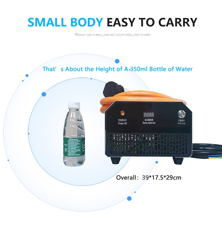 EN 61851 Standard 48V 3.3KW Fast Charge Electric Vehicle Portable EV DC Charger with CHAdeMO and CCS Connectors