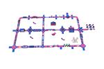 100X56Meter Amusement aqua park movable Easy set up commercial Floating Toys