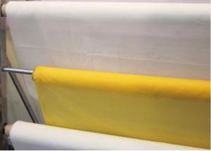 China White / Yellow Screen Printing Mesh 100% Polyester Material Eco Friendly factory