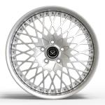 18X8 Aluminum 2 Piece Forged Wheels Metal Finish For Volkswagen Caddy Car Rims