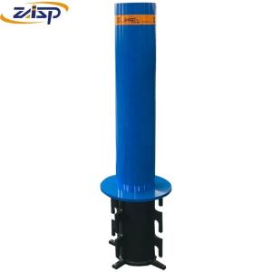 China K4 Rated Custom Stainless Steel Bollards With Q235 Carbon Steel Basement Material factory