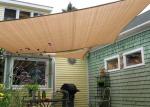Rectangle Outdoor Shade Sails For Traditional Pergola , Stainless Steel A Ring