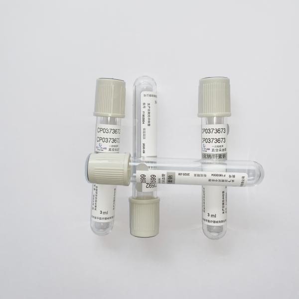 Heparin Grey Top Tube For Glucose Blood Sugar Tolerance Erythrocyte Electrophore