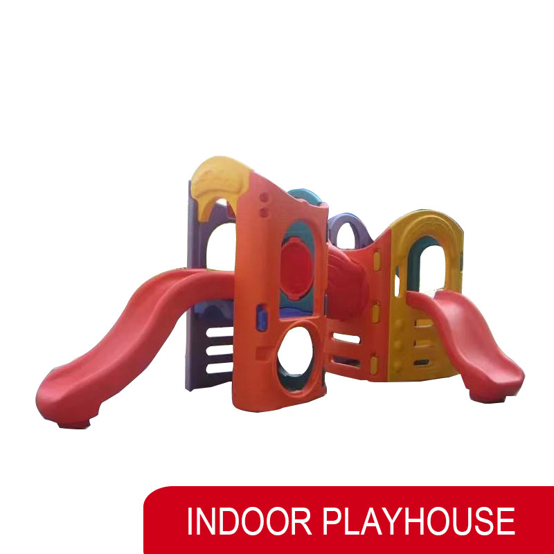 Kids Mini Mushroom Indoor Plastic Playhouse With Slide Humanistic Design