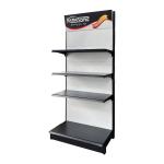 Factory customized color size metal heavy duty supermarket stand wall shelves