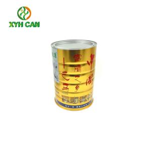 China High Performance Tall Metal Tin Can With Airtight Tin Cap Custom Logo factory