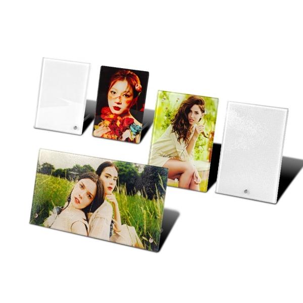 China Blank Coated Sublimation Glass Frame Sleek And Modern Design Custom Sublimation Photo Frame factory