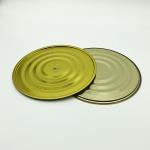 4L 165mm Tin Paint 0.23mm Round Gold Lacquer Metal Can Lids