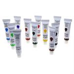 Non Toxic 12 Colors Artist Acrylic Paint 12ml Per Tube For Canvas Painting