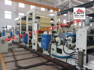China LDPE PP EVA EAA Extrusion Coating Machine Plastic Films Material factory