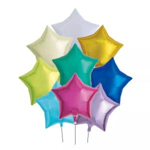China Wholesal Premium attractive multi-color party helium gas 18inch star foil balloon factory