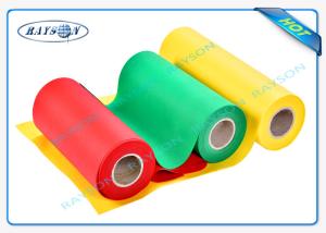 China Eco friendly PP Spunbond Non Woven Fabric For Bags / Table Cloth / Pillows factory