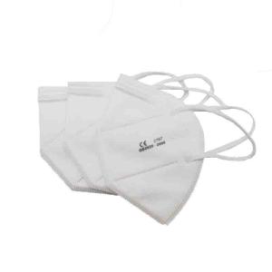 China Flat Fold Anti Dust Face Mouth Cover KN95 Disposable Face Mask factory
