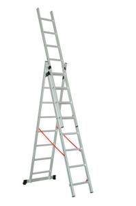 China Household 3x8 Aluminium Multi Purpose Ladder 150kgs / 330 Lbs Load Capacity factory