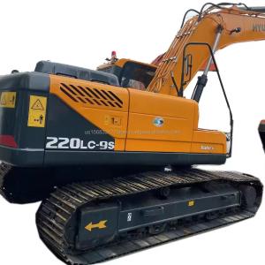 China Used Hyundai 220 Model Crawler Excavator from Korea 22 Ton Harga Excavator Hyundai factory