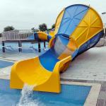 OEM ODM Commercial Water Slide Fiberglass Swimming Pool Slide Oxidation