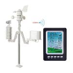 Wireless Household Weather Station With Tipping Bucket Rain Gauge And Wind Speed