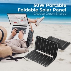 18V 50W Monocrystalline Solar Panel for Cell Phone Portable and Versatile Design