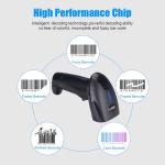 Handheld 1D Wireless CCD Barcode Scanner For Retail Supermaerket YHD-1100CW