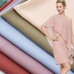 Sustainable 138gsm Plain Dyeing Polyester Fabric For Women'S Clothing
