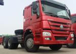 10 Tires HW76 Truck Tractor Head 420Hp Howo A7 Tractor