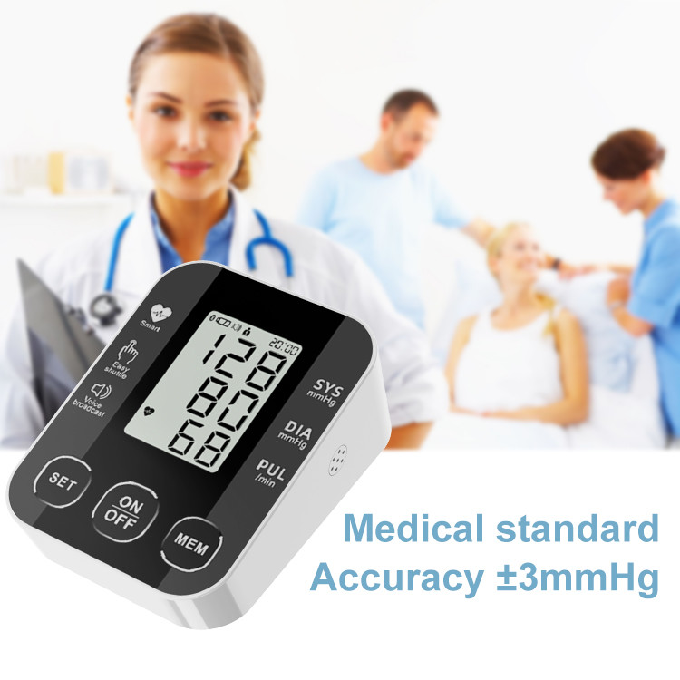 Digital Blood Pressure Monitor With Voice Function & Large LCD Display