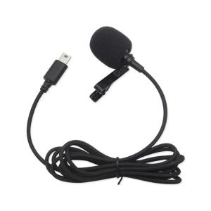 China Mini Collar Clip Sound Recording Microphone 150cm Wire Android Port Plug And Play Mic factory