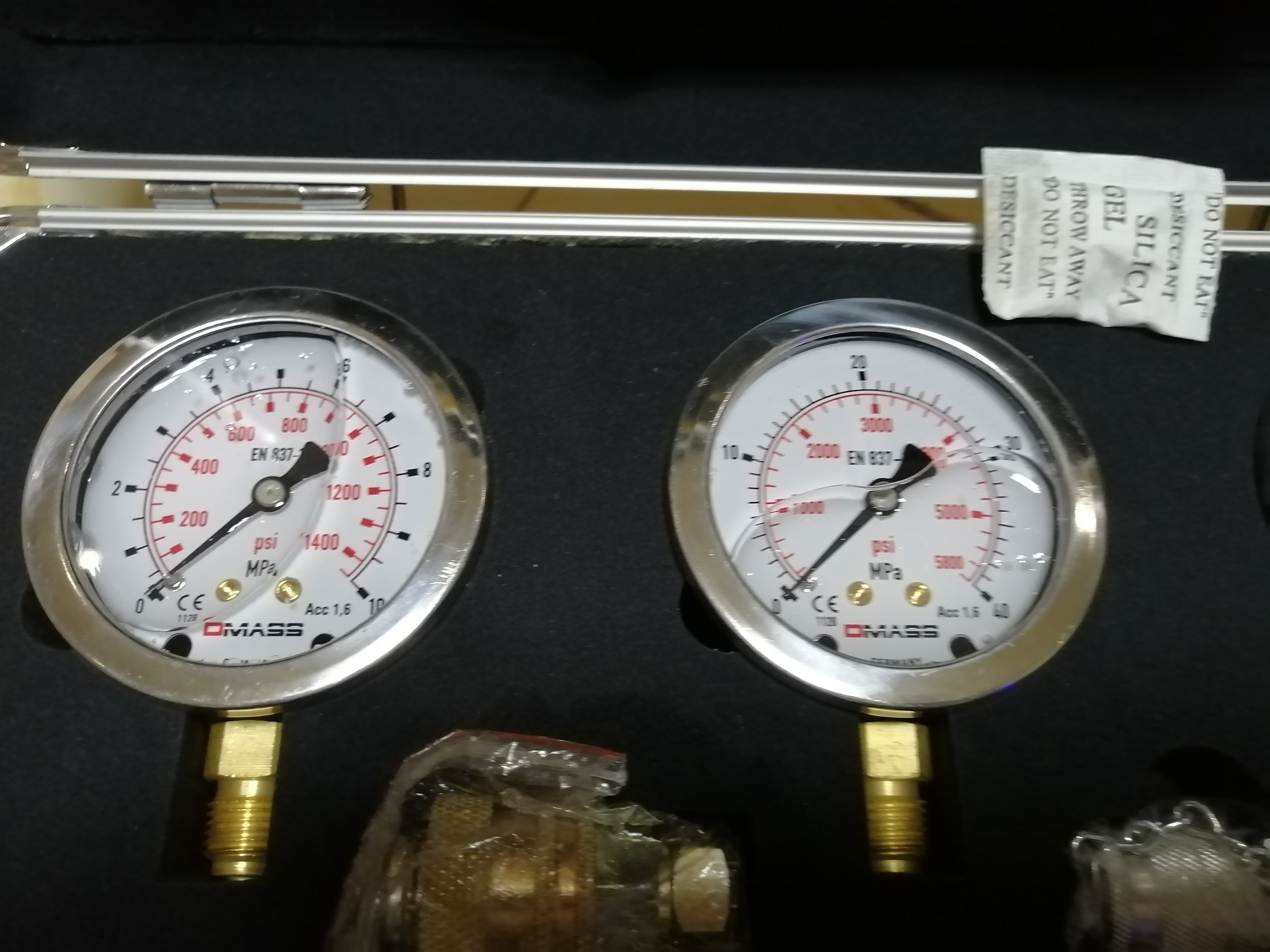 3PCS Test Hoses Hydraulic Pressure Gauge Test Kit 8PCS Test Points