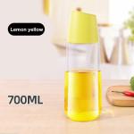700ml Automatic Opening Olive Oil Glass Bottles Transparent Color