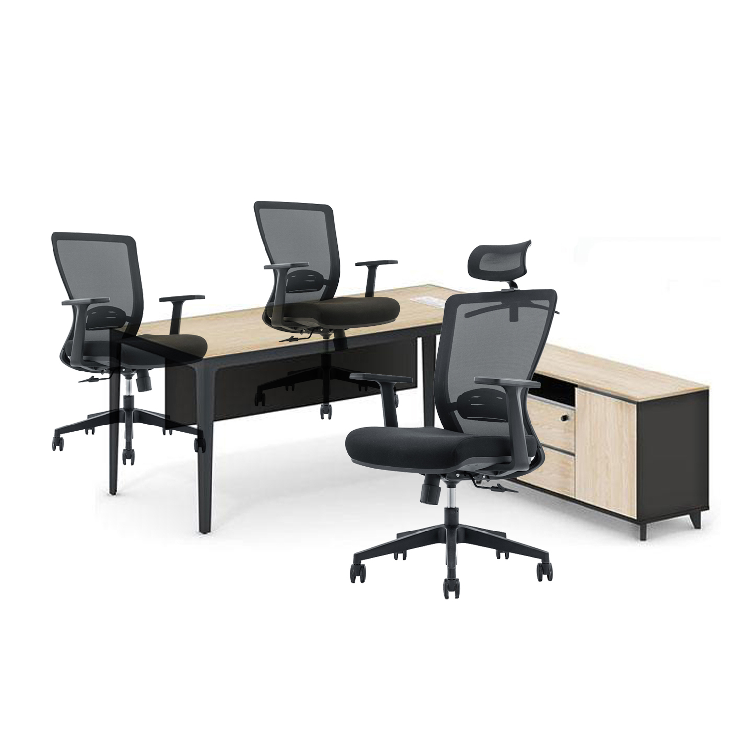 Commercial Furniture Ergonomic Office Chair with Adjustable Backrest 90-135 degrees