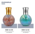 Design Luxury Glass Cosmetic Packaging 100ml Multicolor Striped