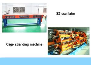 China Multicore Indoor Fiber Optic Cable Machine(Cage stranding type) factory