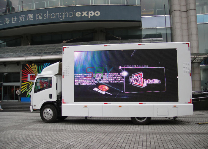 HD P8 Truck Mounted LED Screen 100000hrs Lifespan Mobile Advertising LED Display