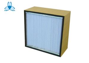 China 99.97% Replacement Deep Pleated HEPA Air Filter With Paper Seperator Rohs factory