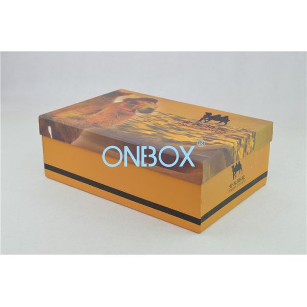 Gift Custom Printed Corrugated Boxes Biodegradable For Shoes