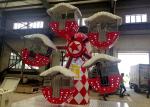 Christmas Topic Ferris Wheel Kiddie Ride , Mini Amusement Park Rides Games